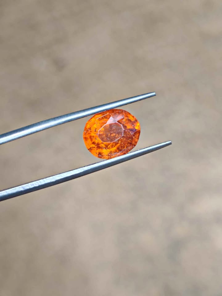 Orange Hessonite Garnet 5.2ct